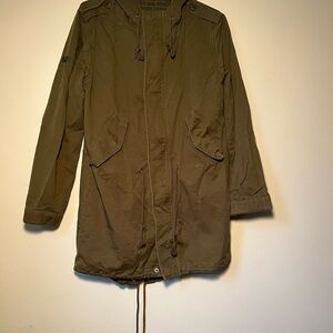 Straight To Hell Green Fishtail Parka medium